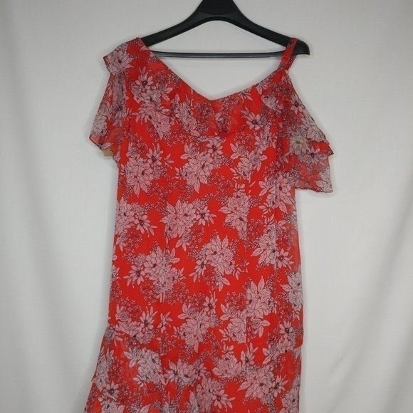 Vince Camuto Boudoir Botanical Ruffle Dress - Picture 4 of 11